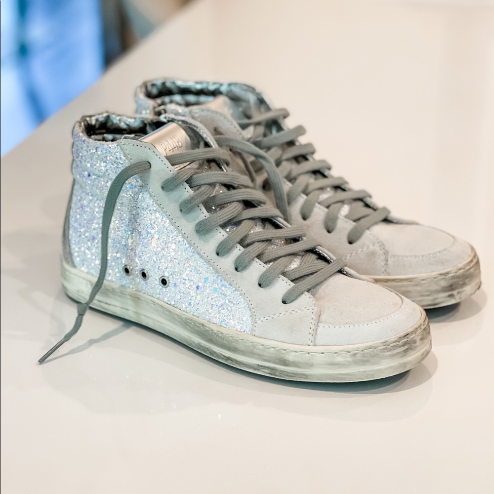 P448 High Top Skate sneakers glitter size 37 (7)